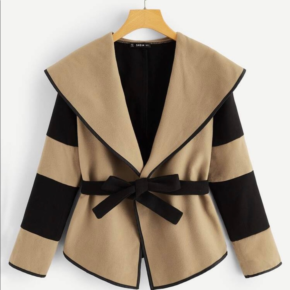 NWOT Shein Waterfall Jacket